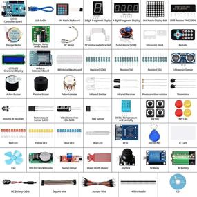 img 3 attached to Набор начинающего программиста Keywish для Arduino: Улучшенный комплект сенсорных модулей для Arduino UNO R3 ATmega328P с 30 уроками. Совместим с Arduino IDE, Mixly и графическим программированием Mblock.