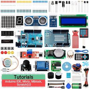 img 4 attached to Набор начинающего программиста Keywish для Arduino: Улучшенный комплект сенсорных модулей для Arduino UNO R3 ATmega328P с 30 уроками. Совместим с Arduino IDE, Mixly и графическим программированием Mblock.