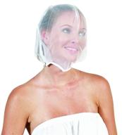 🧥 betty dain makeup protector hood: hair and makeup protection garment for getting dressed, triple protection with zipper closure, white nylon chiffon, machine washable logo