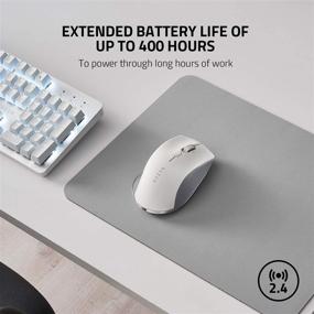 img 2 attached to 🖱️ Razer Pro Click Humanscale Wireless Mouse: Ergonomic Form - 5G Advanced Optical Sensor - Multi-Host Wireless Connectivity - 8 Programmable Buttons - Extended Battery Life up to 400 Hours