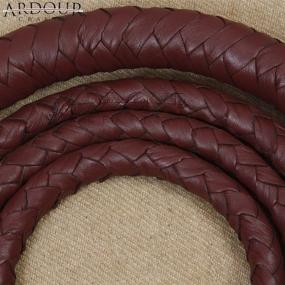 img 3 attached to Plait Genuine Leather Heavy Brown