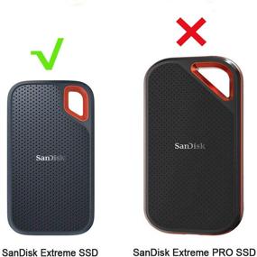 img 2 attached to 📦 Корпус для хранения Surdarx для портативного SSD SanDisk Extreme на 500 ГБ/250 ГБ/1 ТБ/2 ТБ - SDSSDE60-500G-G25 (серый)