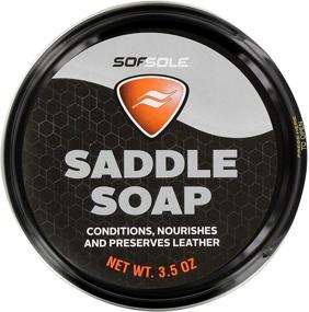 img 3 attached to 👞 Sof Sole Saddle Soap Leather Conditioner for Black Shoes, 3.5-Ounce