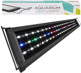 img 4 attached to 🐠 Enhance Your Underwater Oasis with Koval Aquarium Lighting Fish Tank Light Hood - Adjustable Brackets, Brilliant White and Serene Blue LEDs