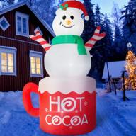 rocinha christmas inflatable snowman decorations logo