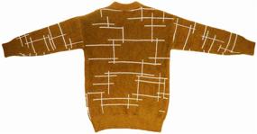 img 3 attached to Sweater Stripe Sleeve Pullover Autumn Boys' Clothing for Sweaters