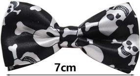 img 1 attached to 🎄 Christmas Dog Collar Attachment Bows - 6PCS/Pack Slide Dog Bowtie Plaid Snowflake Double Layered Removable Pet Grooming Ties