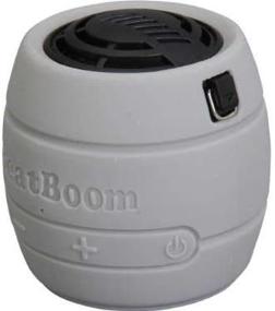 img 3 attached to MicroNet BeatBoom Portable Wireless Bluetooth Speaker - Retail Packaging - Silver/Black