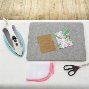 img 2 attached to ROCHI Press 17x13.5” Wool Pressing Mat: Portable, Durable, and Easy-to-Use for Quilting. Perfect Gift for Enhanced Pressing Experience and Quilting Supplies.