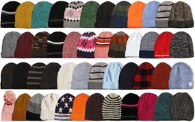 img 4 attached to Yacht Smith Wholesale Beanies: Premium Thermal Men's Accessories with Gloves & Mittens