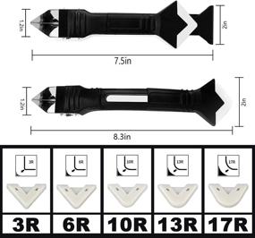 img 2 attached to 🔧 Efficient Caulking Silicone Remover for Bathroom Joint (Stainless Steel)
