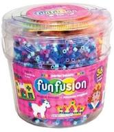👑 8504 pcs princess magical perler beads fuse bead bucket craft activity kit logo