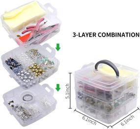 img 1 attached to 💍 EDOBLUE Deluxe Jewelry Making Supplies Kit: Charms, Beads, Pliers, & More for DIY Crafts - Perfect for Adults, Teens & Teen Girls