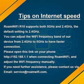 img 2 attached to 🌐 RoamWiFi R10: Powerful 4G LTE Mobile WiFi Hotspot - Fast Speeds, Global Connectivity, Extended Battery Life