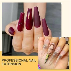 img 3 attached to 💅 Saviland Builder Nail Gel Kit: Exquisite 3-in-1 Gel Nail Polish Set with 4 Colors - Ideal for Beginners!