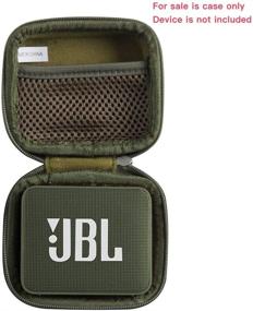 img 3 attached to Hermitshell Travel Case For JBL GO2 - Waterproof Ultra Portable Bluetooth Speaker (Green)