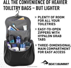 img 2 attached to 🧳 Travelling Light Hanging Toiletry Bag for Effortless Organization - L - Pacific Blue