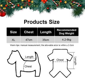 img 1 attached to 🎅 Santa Dog Costume for Small Dogs and Cats – Funny Christmas Clothes with 2 Stitched Arms for Dress Up