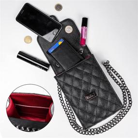 img 3 attached to Elegant Leather Crossbody Purse for Women: A Perfect Blend of Style and Functionality