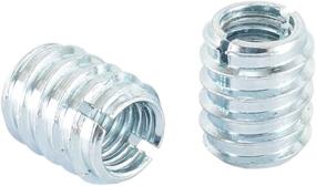 img 3 attached to 🪛 POWERTEC QTI1004 Threaded Inserts for Wood Furniture - Pack of 50, Zinc Plated, 3/8”-16 Internal Threads, 18mm Length