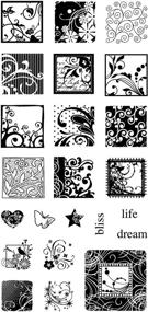 img 1 attached to Inkadinkado Inchies Clear Stamps Flourishes