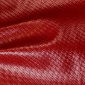 img 2 attached to 🔴 VViViD Red Carbon Fiber Marine Vinyl Fabric with Weatherproof Faux Leather Finish - Durable and Stylish (1.5ft x 54")