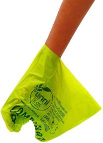 img 1 attached to 🐾 UNNI 100% Compostable Dog Poop Bags: Extra Thick Pet Waste Bags - 300 Bags on a Single Roll (9x13 Inches) | Earth-Friendly & Certified by ASTM D6400, Europe OK Compost, San Francisco