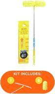 effortless cleaning: swiffer ceiling fan duster super extender kit with 6 heavy duty refills logo