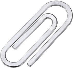 img 4 attached to Minimalist Silver Paperclip Holder with Customization Option by FaithHeart