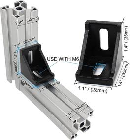 img 2 attached to Aluminum Connector Extrusion Profiles Accessories Industrial Hardware