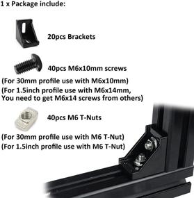 img 3 attached to Aluminum Connector Extrusion Profiles Accessories Industrial Hardware