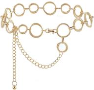 glamorstar ring chain circle 53 1in: women's must-have accessories and belts logo