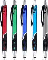 🖊️ enhance your device experience with 2-in-1 stylus pens - perfect for ipad, iphone, kindle, nook, samsung galaxy & more - assorted colors, 5 pack logo