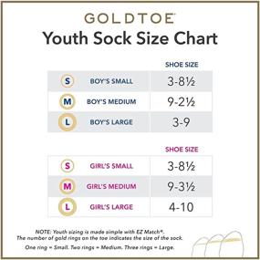 img 1 attached to 🧦 6-Pack Gold Toe Athletic Quarter Socks for Boys