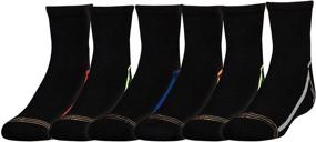 img 4 attached to 🧦 6-Pack Gold Toe Athletic Quarter Socks for Boys