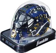 collectible nhl goalie mask with case - official team logos & colors by franklin sports логотип