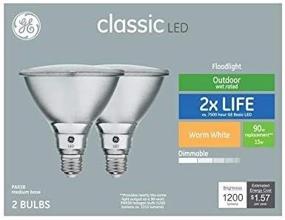 img 4 attached to Classic Par38 White Dimmable 2 Pack