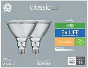 img 1 attached to Classic Par38 White Dimmable 2 Pack