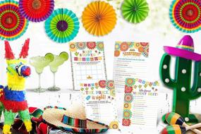 img 2 attached to 🎉 Exciting Fiesta Mexican Baby Shower Games for a Memorable Celebration: Bingo, Find The Guest, The Price Is Right, Who Knows Mommy Best - With 25 Games Each!