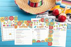 img 3 attached to 🎉 Exciting Fiesta Mexican Baby Shower Games for a Memorable Celebration: Bingo, Find The Guest, The Price Is Right, Who Knows Mommy Best - With 25 Games Each!