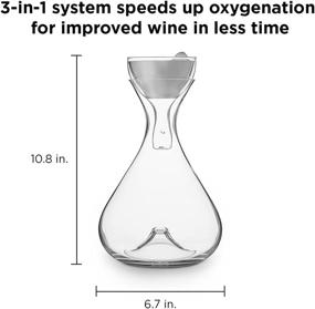 img 3 attached to Enhance Aeration with Rabbit Super-Aerating Decanter System | 11-Inch