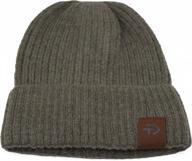 🧣 dan merchandise unisex knit winter beanie with fleece lining for extra warmth - ideal winter hat for men and women логотип