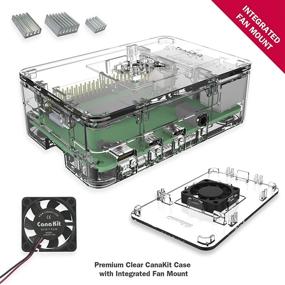 img 3 attached to Набор CanaKit Raspberry Pi 4 4GB: полный комплект с прозрачным корпусом и 4 ГБ ОЗУ