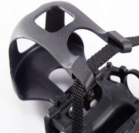 img 1 attached to 🏼 AbraFit 9/16-Inch Premium Quality Bicycle Pedals with Toe Clips, Straps, and Ample Toe-Room Area – Effortless Installation