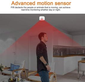 img 1 attached to 🔒 Vbestlife Infrared Sensor Alarm: WiFi Wireless PIR Motion Detector for Enhanced Home Security | Infrared Detector for Shed, Garage, Caravan