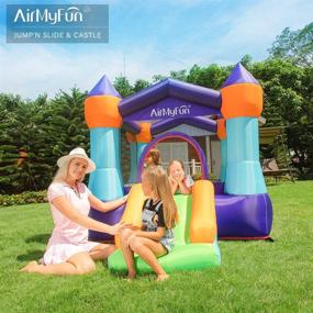 img 1 attached to 🎈 AirMyFun: Portable Inflatable Jumping Bouncing Fun for All Ages!