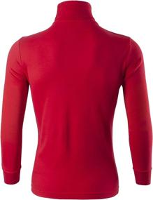 img 2 attached to SERHOM Turtleneck Combed Cotton Sleeve Sports & Fitness for Other Sports