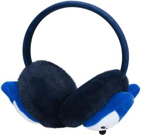 img 2 attached to ITODA Kids Plush Winter Earmuffs - Warm Ear Warmer for Outdoor Padded Cold Weather Protection