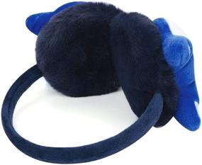 img 1 attached to ITODA Kids Plush Winter Earmuffs - Warm Ear Warmer for Outdoor Padded Cold Weather Protection