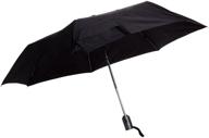 ☂️ compact close umbrella with black handle - totes logo